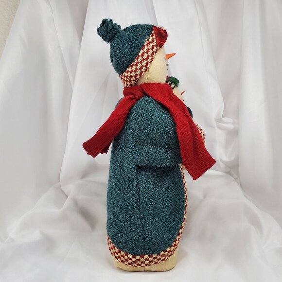 Snowman Family Plush Decor Set With Baby & Child weighted bottoms - Picture 11 of 16